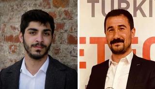 Gazeteciler Hazar Dost ve Kayhan Ayhan g&ouml;zaltında