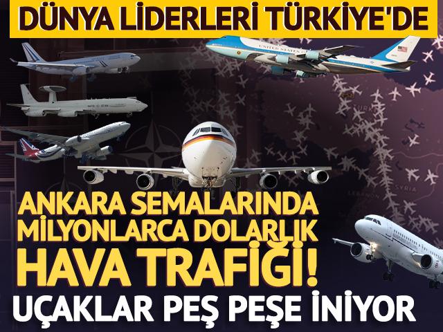 Ankara semalarında milyonlarca dolarlık u&ccedil;ak trafiği!