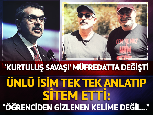 &Uuml;nl&uuml; isimden 'Kurtuluş Savaşı' sitemi: "&Ouml;ğrenciden gizlenen kelime değil..."