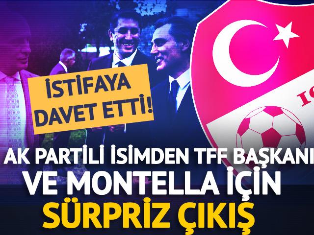 Eski Bakan Mustafa Varank hemşehrisi TFF Başkanı ve Montella'yı istifaya davet etti