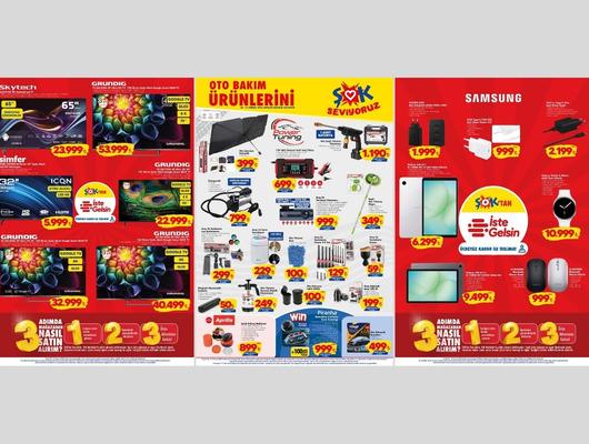 ŞOK'a Samsung &uuml;r&uuml;nler geliyor! 8 Temmuz ŞOK akt&uuml;el kataloğu 