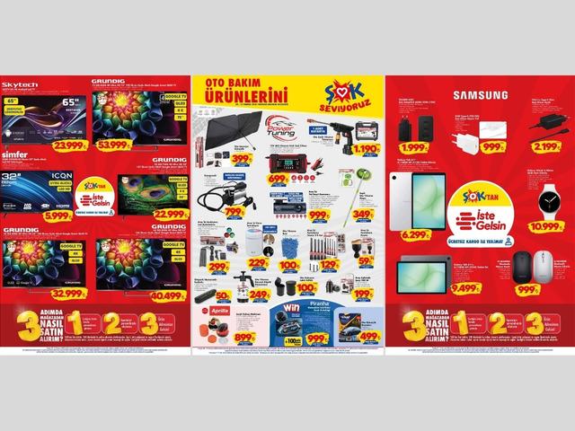 ŞOK'a Samsung &uuml;r&uuml;nler geliyor! 8 Temmuz 2026 ŞOK akt&uuml;el kataloğu 