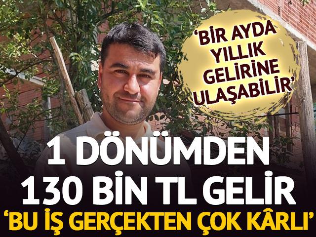 1 d&ouml;n&uuml;mden 130 bin TL geliri oldu 'Bu iş ger&ccedil;ekten &ccedil;ok karlı'