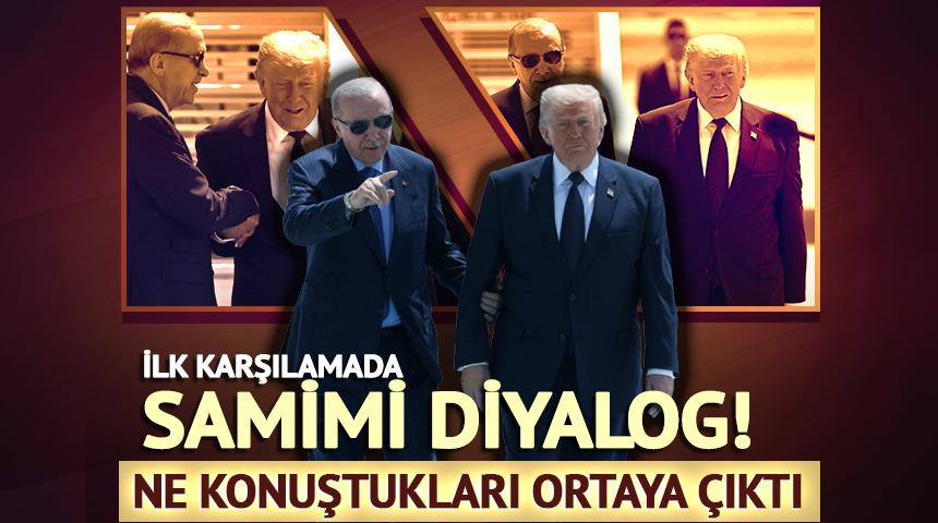 İlk karşılamada samimi diyalog! Ne konuştukları ortaya &ccedil;ıktı