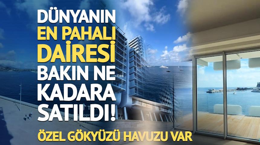 D&uuml;nyanın en pahalı dairesi bakın ne kadara satıldı! 