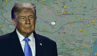 Vatandaşın g&uuml;ndeminde Trump var! U&ccedil;uşunu binlerce kişi takip etti