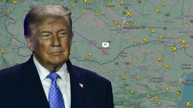 Dünyada birinci sıraya yükseldi! Trump'ın uçuşunu binlerce kişi takip etti