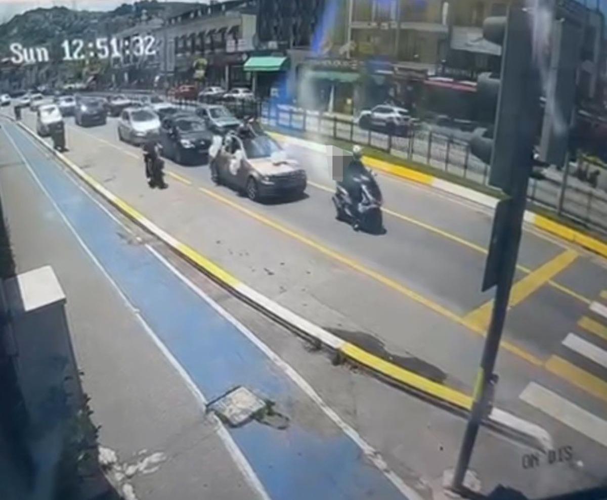 200 liralık bahşiş zarfı istedi, 101 bin lira ceza yedi! Zincirleme kazaya neden olup ka&ccedil;tı 2