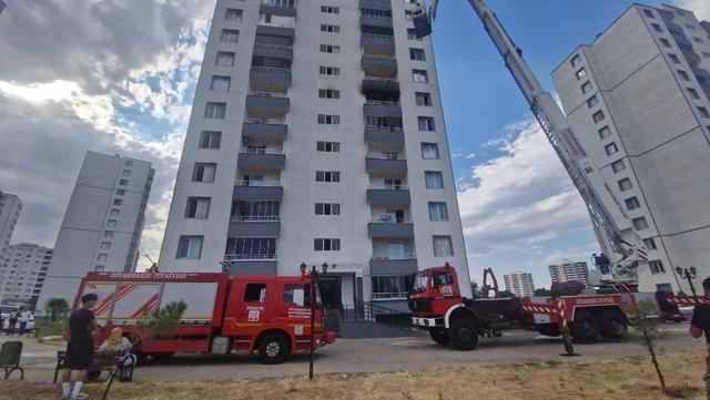 Diyarbakır da apartman yangını: 1 kişi dumandan etkilendi 2