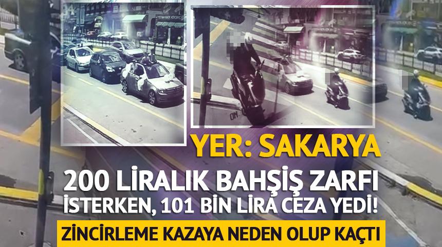 200 liralık bahşiş zarfı istedi, 101 bin lira ceza yedi!