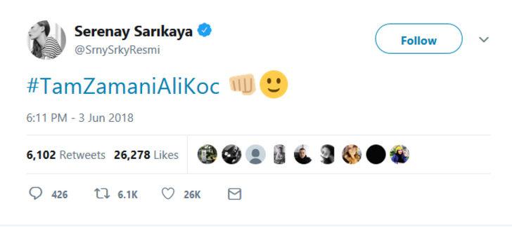 Ünlü isimlerden Ali Koç'a tebrik G3