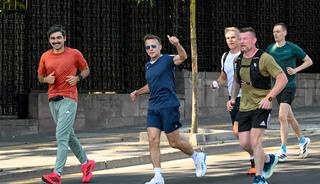 Macron Ankara'da sabah koşusu yaptı!