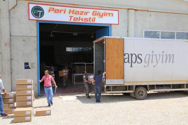 Tunceli'de tekstilde ilk ihracat gerçekleşti