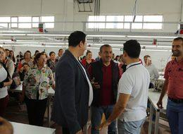 Tunceli'de tekstilde ilk ihracat gerçekleşti