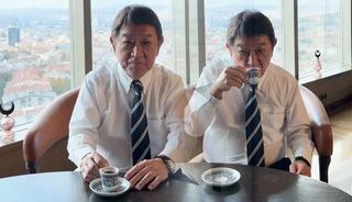 Japon bakan T&uuml;rk kahvesi keyfi yaptı! Tadına hayran kaldı
