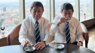 Japon bakan Türk kahvesi keyfi yaptı! Tadına hayran kaldı