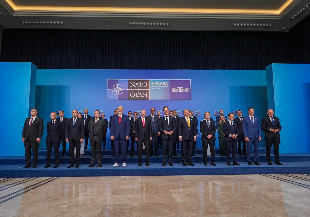 SON DAKİKA | Ankara daki tarihi NATO Zirvesi nde ikinci gün! Liderler Beştepe de 2