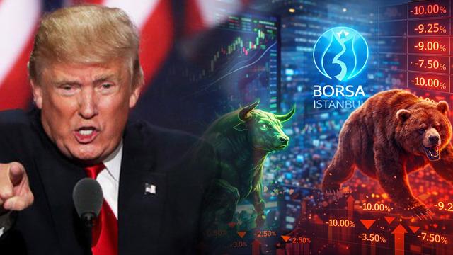 Borsada Trump r&uuml;zgarı ters esti: İşte en &ccedil;ok y&uuml;kselen ve d&uuml;şen hisseler