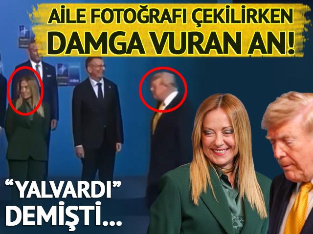 Meloni, Trump'ı g&ouml;rmemek i&ccedil;in y&uuml;z&uuml;n&uuml; &ccedil;evirdi