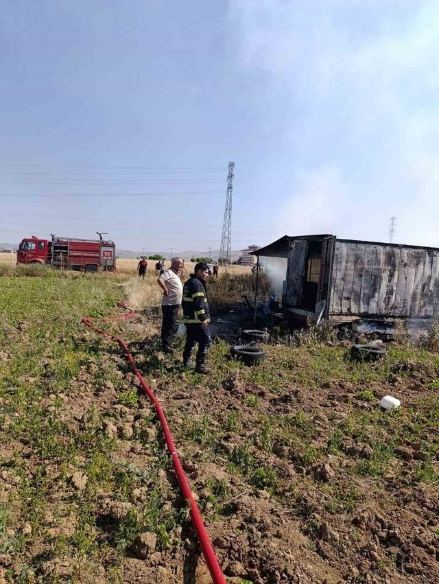 Yangında bağevi kullanılamaz hale geldi 1