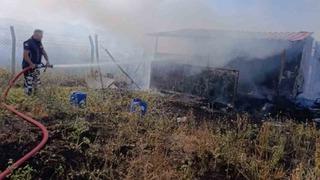 Son dakika: Yangında bağevi kullanılamaz hale geldi