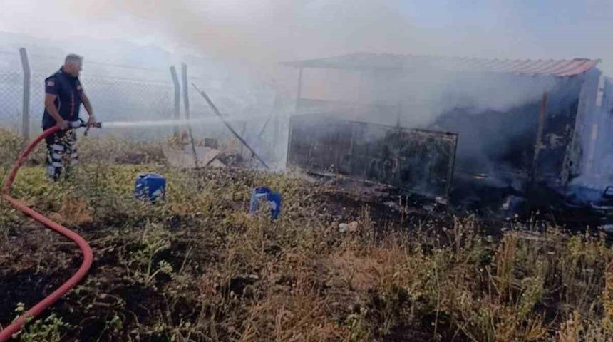 Yangında bağevi kullanılamaz hale geldi