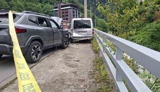 Trabzon&rsquo;da trafik kazası: 7 Arap turist yaralı