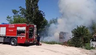 Malatya&rsquo;da korkutan bah&ccedil;e yangını