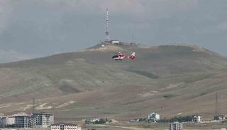 Ambulans helikopter kalp hastası i&ccedil;in havalandı