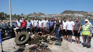 Deniz dibi temizliğinin 9. etabı tamamlandı