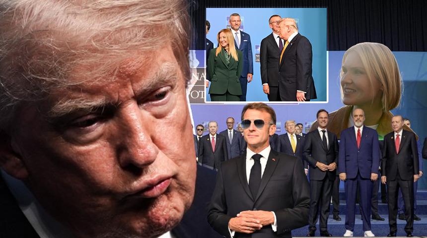 D&uuml;nya mehteri yeniden hatırladı, Macron&rsquo;un g&ouml;zl&uuml;kleri, Meloni ile Trump arasındaki soğuk r&uuml;zgarlar! İşte karşınızda NATO panorama