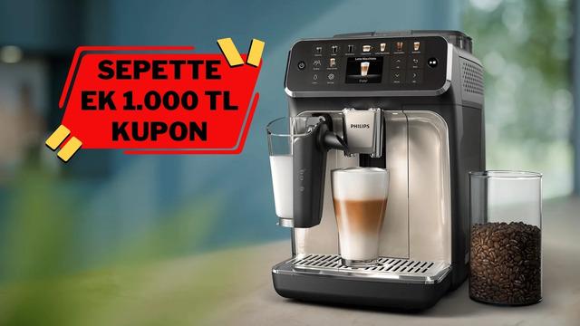 Kahve tutkunlarına özel büyük fırsat! Philips kahve makinesi indirimde