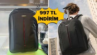 Hem valiz hem sırt &ccedil;antası: Samsonite sırt &ccedil;antası indirimde