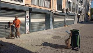 Germencik&rsquo;te temizlik &ccedil;alışmaları aralıksız s&uuml;r&uuml;yor