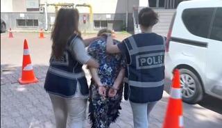 80 yıl kesinleşmiş cezası bulunan kadın polisten ka&ccedil;amadı