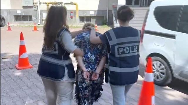 80 yıl kesinleşmiş cezası bulunan kadın polisten kaçamadı