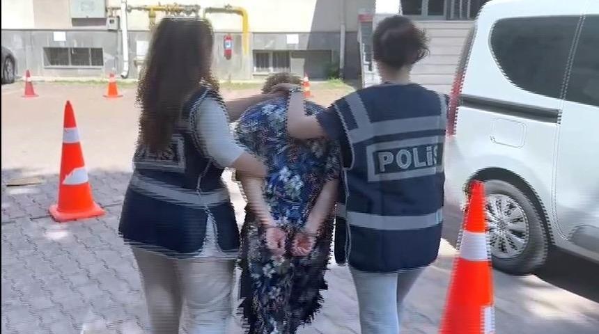 80 yıl kesinleşmiş cezası bulunan kadın polisten ka&ccedil;amadı