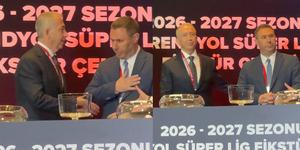Kura &ccedil;ekiminde Galatasaray ile Fenerbah&ccedil;e arasında gerilim! Elini sıkmadı, havada bıraktı