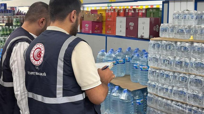 Bursa Ticaret İl M&uuml;d&uuml;rl&uuml;ğ&uuml; ekipleri ambalajlı su fiyatlarına y&ouml;nelik denetim başlattı