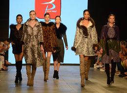 Yeni sezon deri ve kürk defilesi