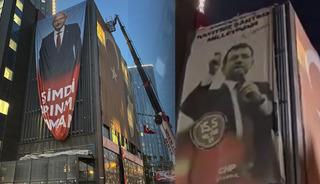 CHP İstanbul'da 'poster' krizi! Polis binaya girdi