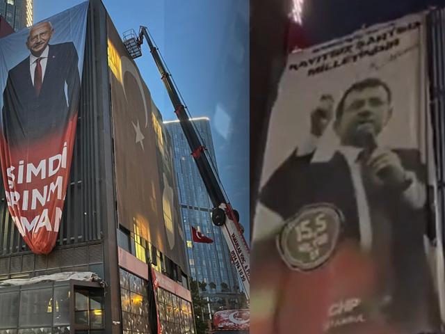 CHP İstanbul'da 'poster' krizi! Polis binaya girdi