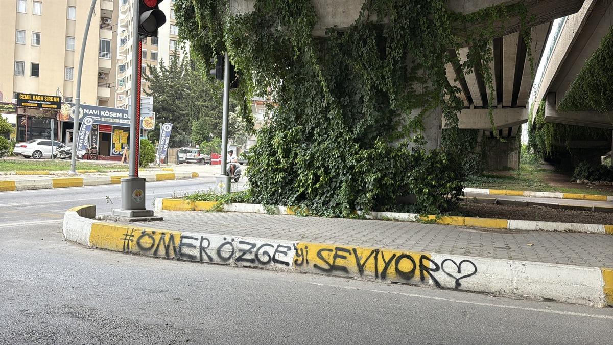 Aşkını sokaklara yazdı, vatandaşlar tepki gösterdi: "Seviyorsan babasından iste" 2