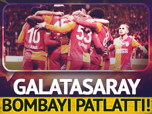 Galatasaray durdu durdu bombayı patlatıyor! &Ccedil;ifte yıldız aynı anda