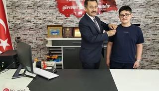 LGS şampiyonu &ccedil;eyrek  altınla &ouml;d&uuml;llendirildi