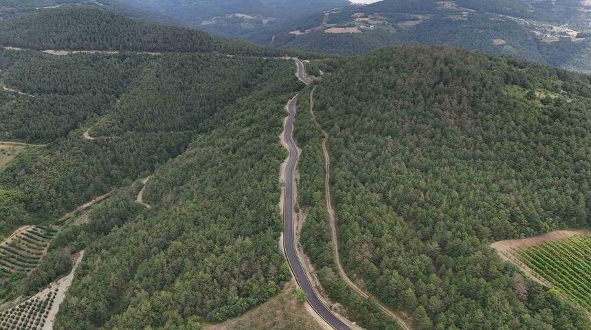 20 dakikalık mesafeyi 6 dakikaya indiren yol hizmete a&ccedil;ıldı