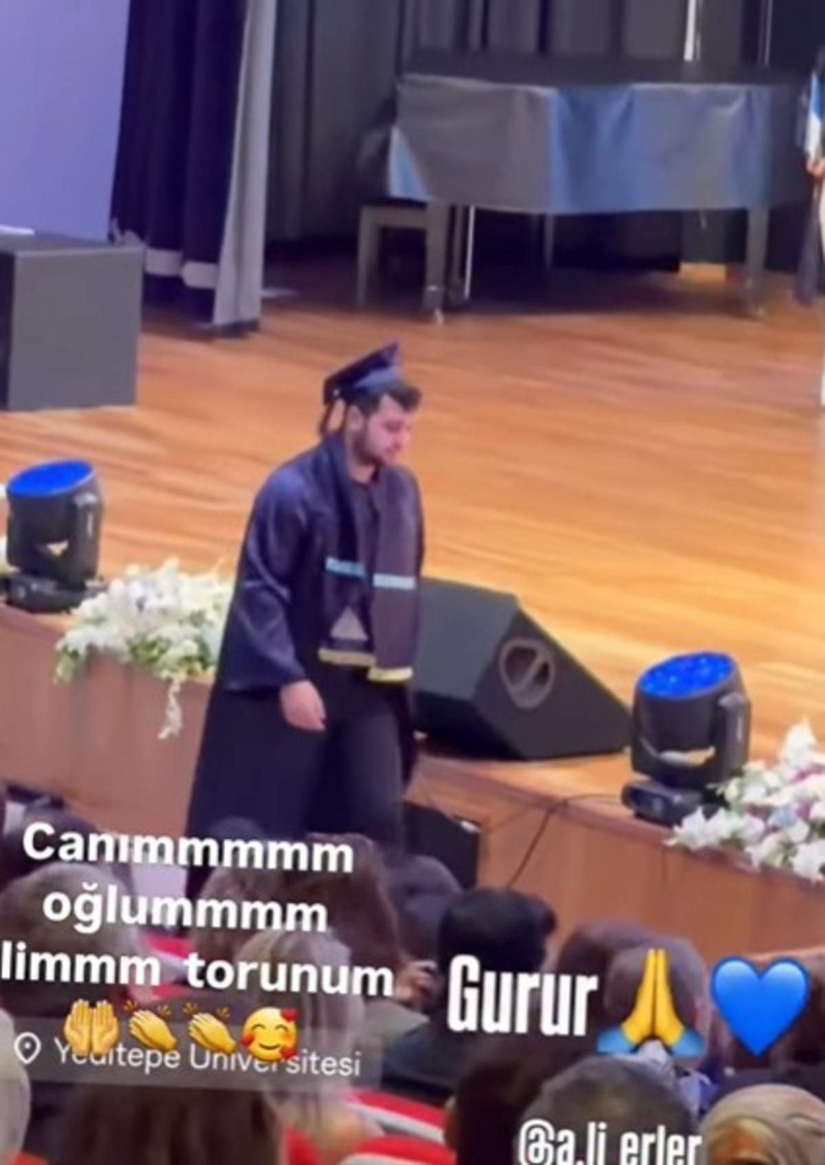 Safiye Soyman ın torunu Ali mezun oldu! Görenler aynı şeyi söyledi 1