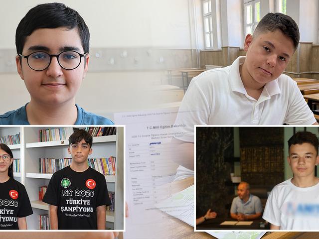 LGS şampiyonları konuştu! Başarı i&ccedil;in hepsi aynı yolu izlemiş