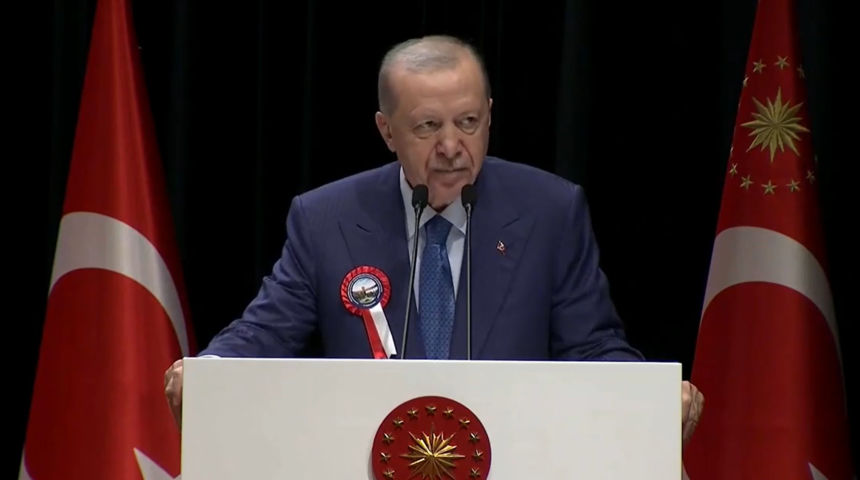 Cumhurbaşkanı Erdoğan'dan 'milli g&uuml;venlik' vurgusu: "Emin adımlarla ilerliyoruz"