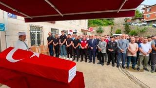 Kıbrıs gazisi Ahmet Özkan, Ordu'da son yolculuğuna uğurlandı